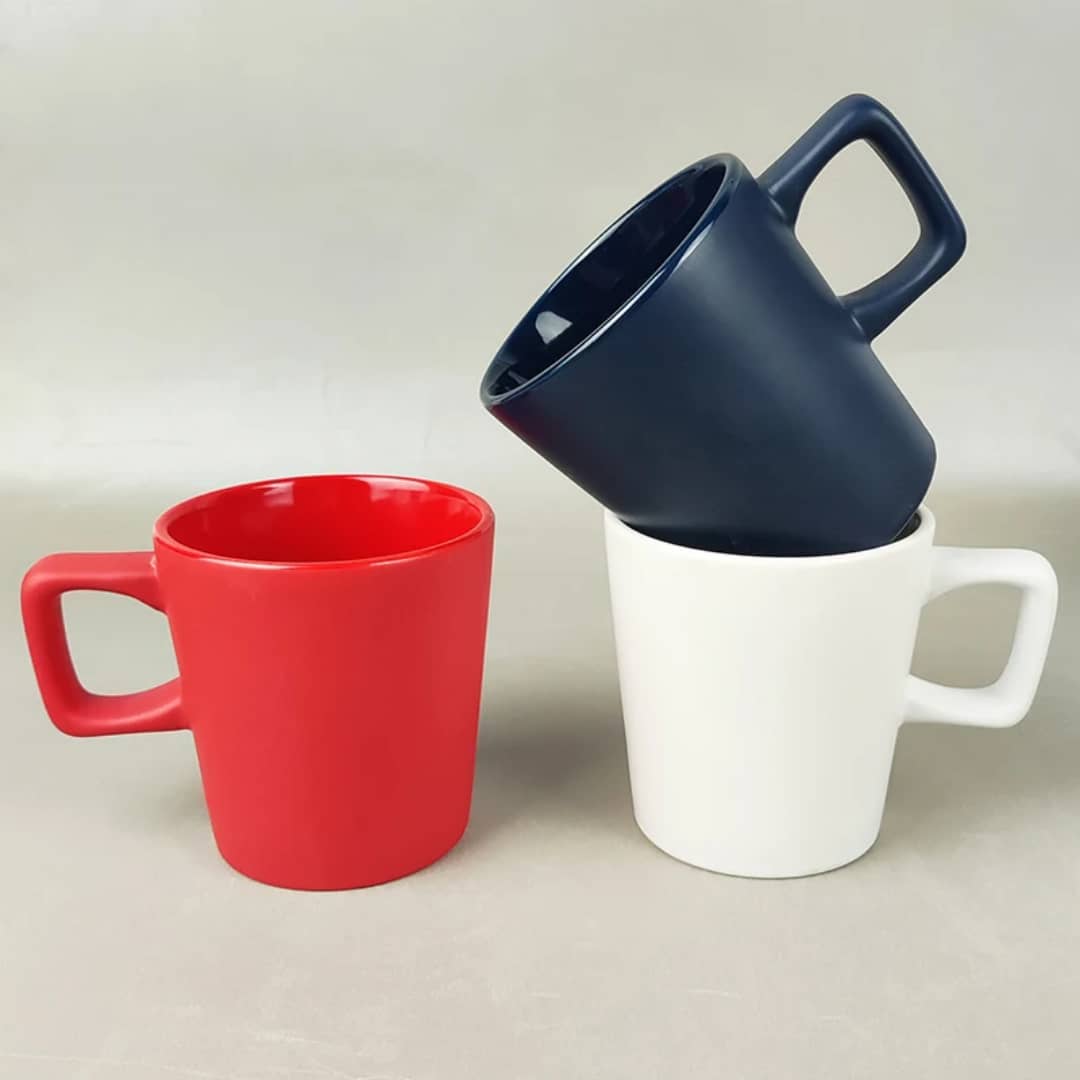 كوب قهوة سيراميك مسكة مربع AZ-3460