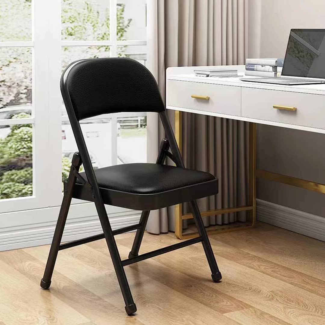 كرسي اسود اسفنج عطفة مربع كبير AZ-3409