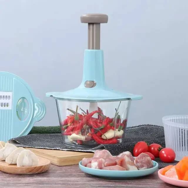 قطاعة خضار يدوي ضغط 1.5 لتر AZ-2706-1