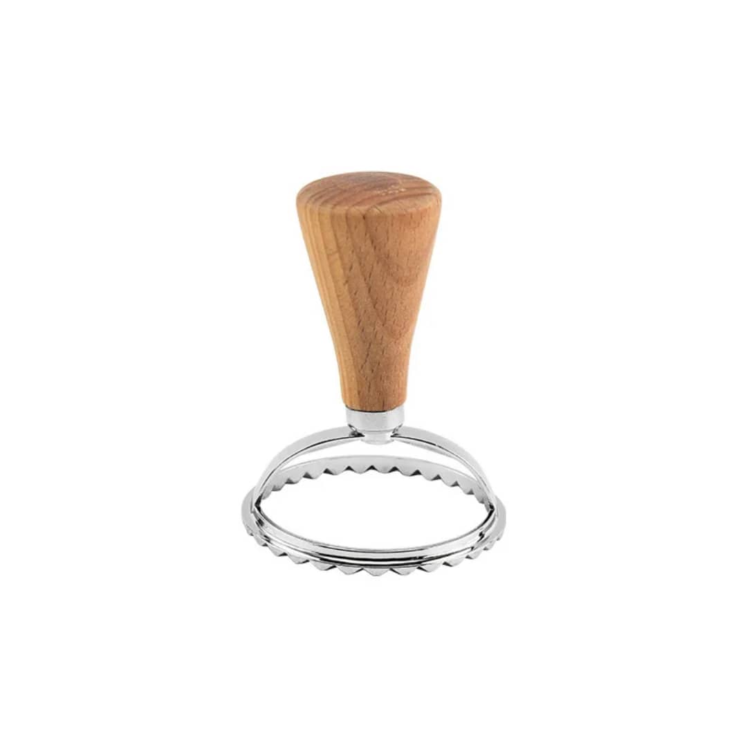 طباعة كعك ختم ستيل مدور مسكة خشب AFI-2347 RYJ