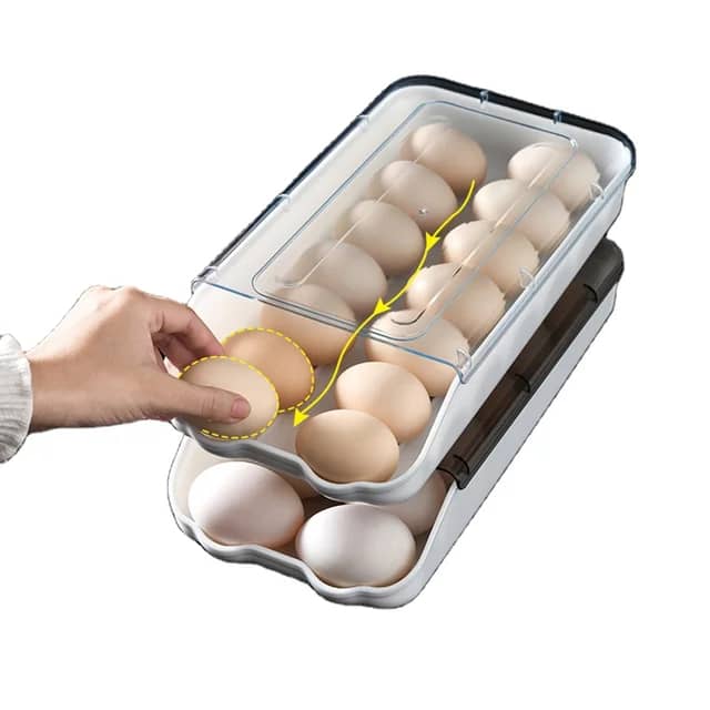 حافظة بيض بلاستيك غطاء اكرليك شفاف AZ-2542