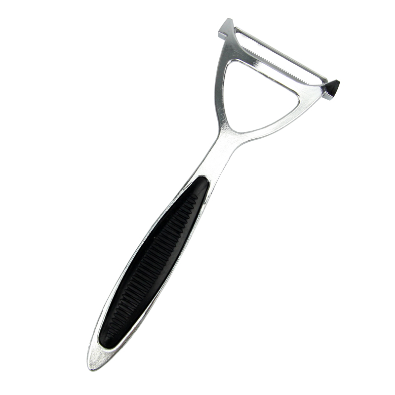 قشارة بطاط ستيل كامل يد اسود ZINC ALLOY PEELER GNS-2109