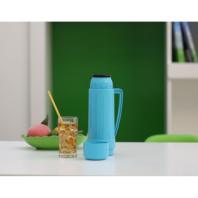 حافظة مشروبات غلاف بلاستيك مخطط 500 مل مع قلص بيد الاصلي RD-0538 N1 Rang Flang