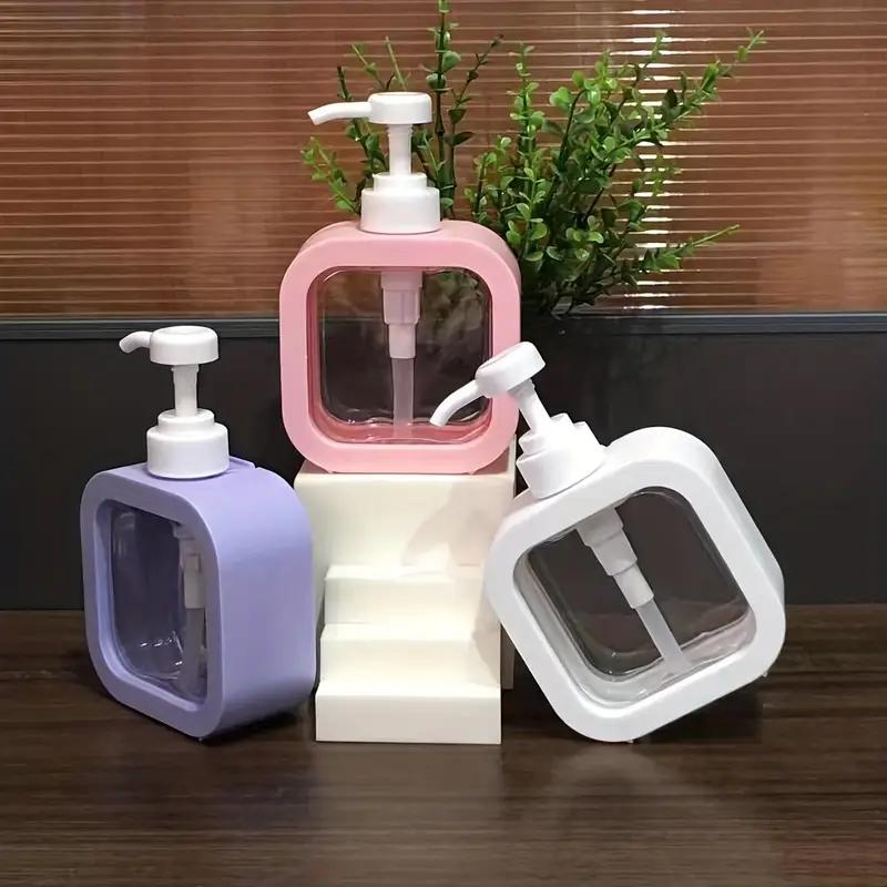 علبة صابون شفاف مزاز ضغط اطار ملون ZA-9168