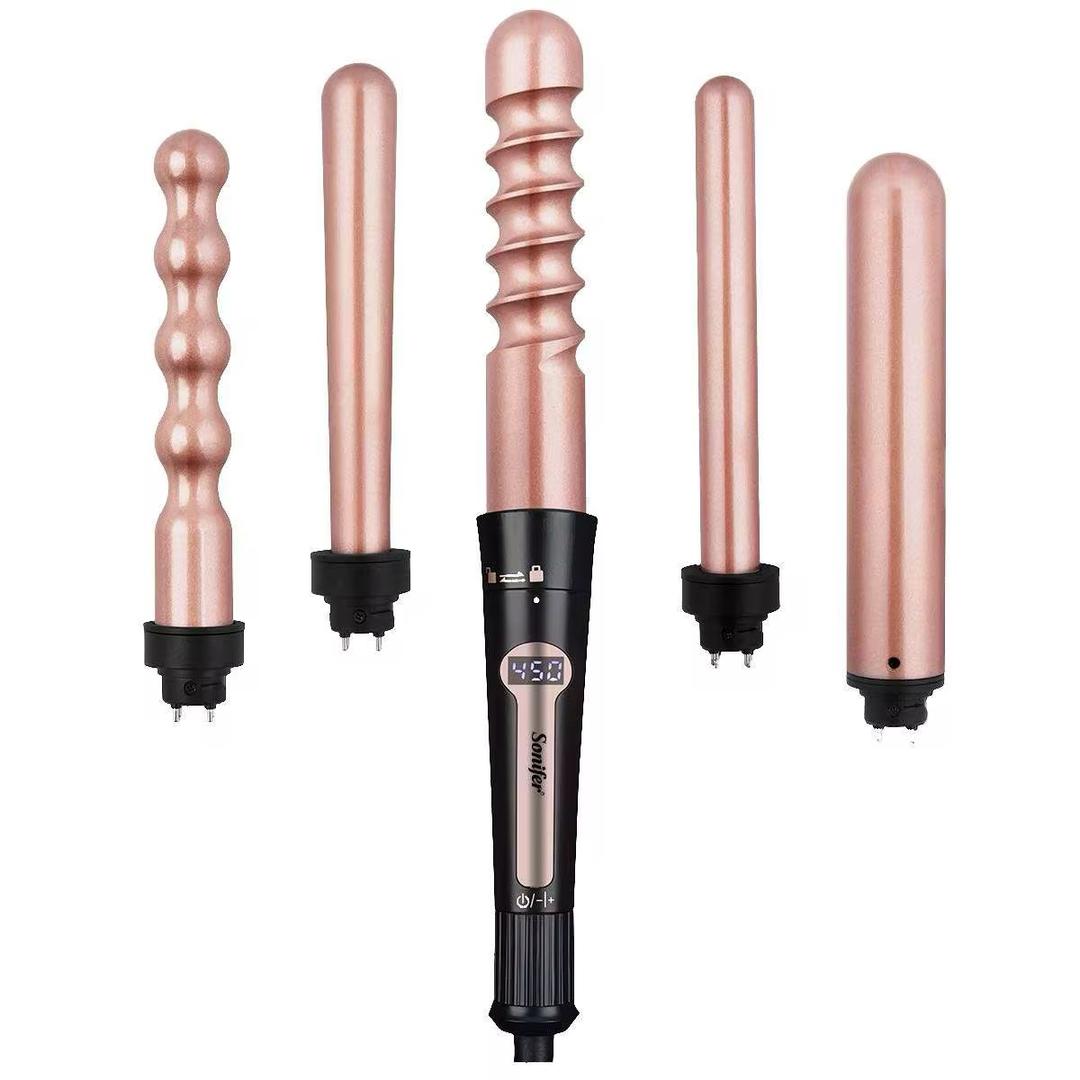 مملس تجعيد شعر كهربائي 1*5 وضائف سونيفور SF-9571