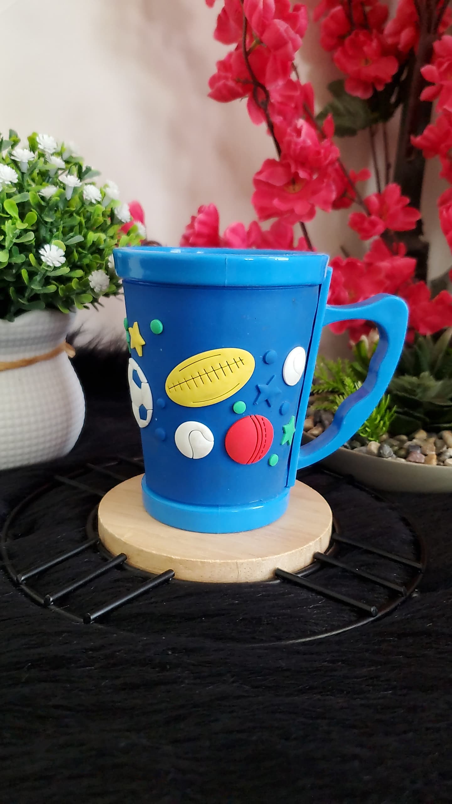 اكواب ماء بلاستيك اطفال برسومات HMK-075
