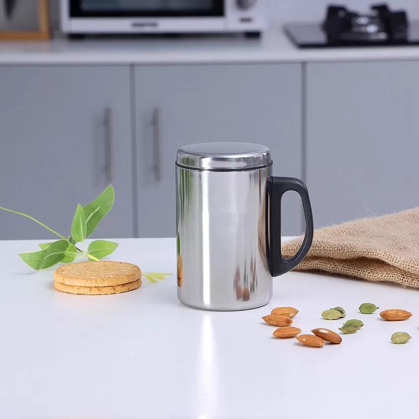 حافظة مشروبات ستيل كامل شكل كوب 350 مل HMK-1177