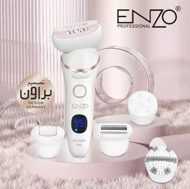 نتافة شعر اينزو 5 روؤس وشاشة رقمية الاصلي EN-0106
