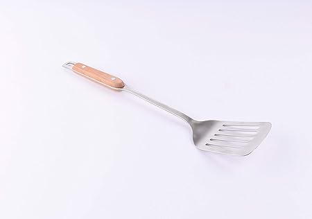 ملعقة  خبز ستيل ممتاز يد خشب AZ-2173