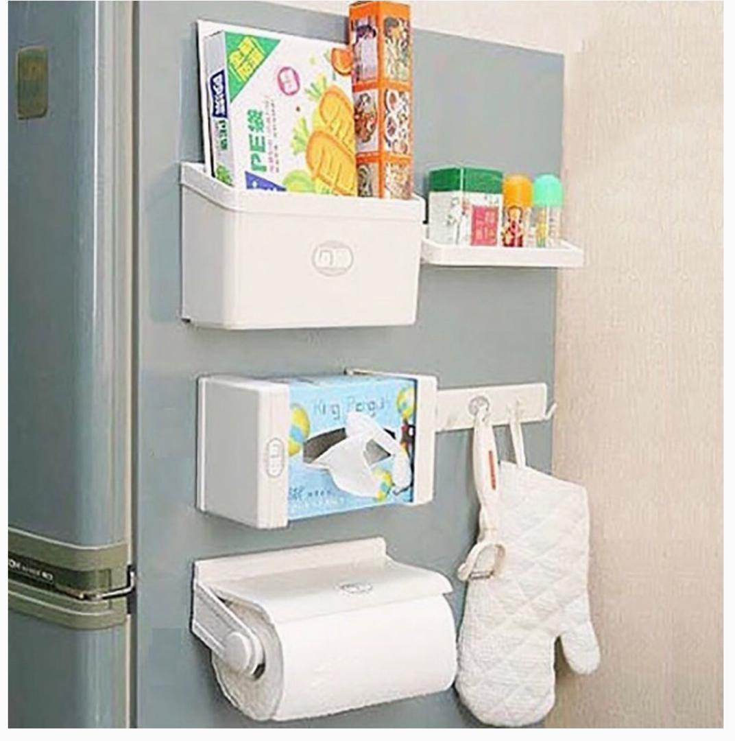 شلف ثلاجة مع حامل مناديل-5*1