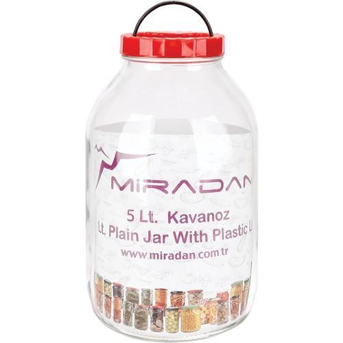 برطمان زجاج مسكة  بلاستيك