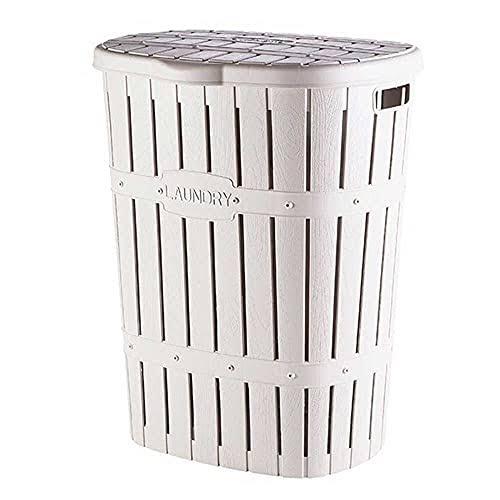 سلة ملابس بلاستيك بغطاء 60 لتر VOLET 1014