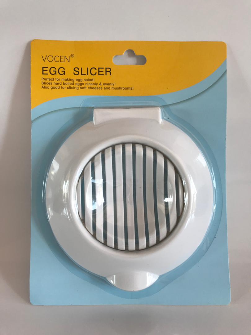 قطاعة بيض بلاستيك ابيض  100348