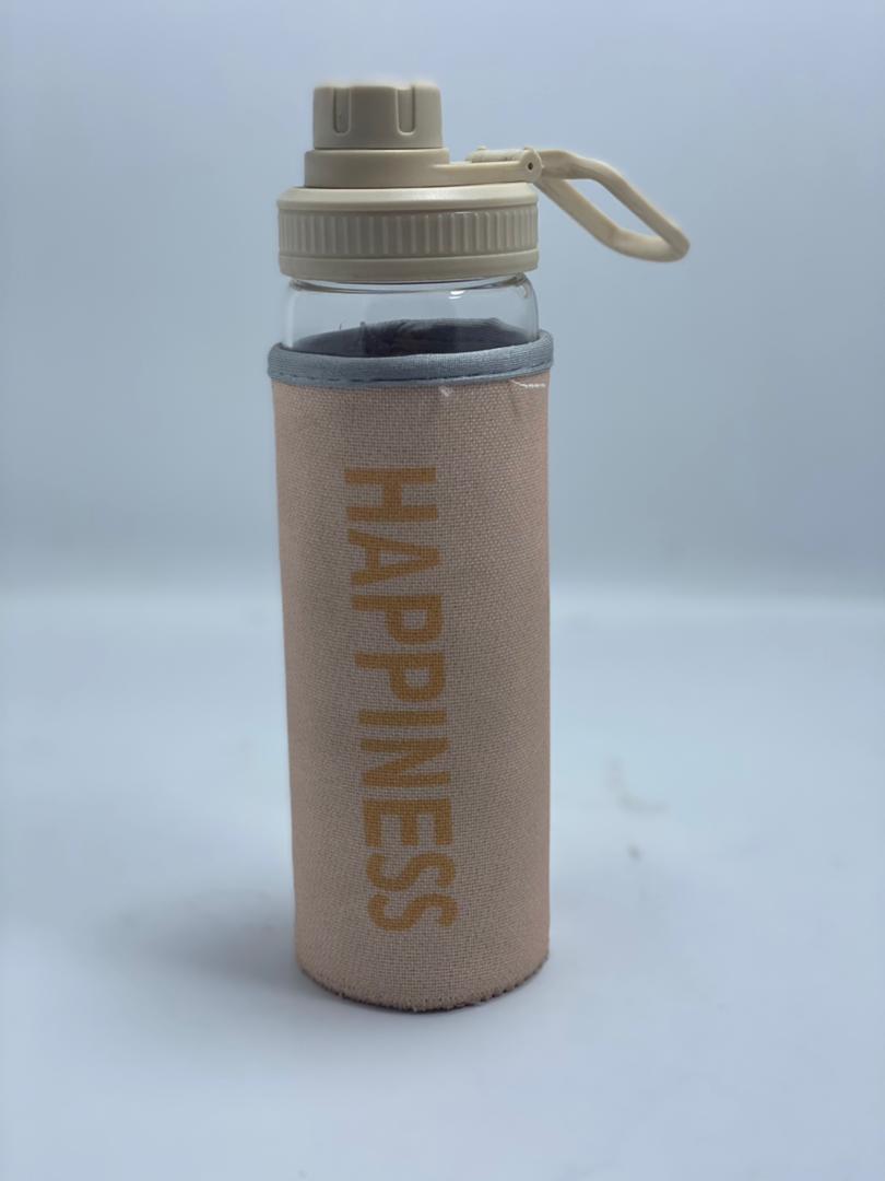 زمزمية زجاج ملبس قماش