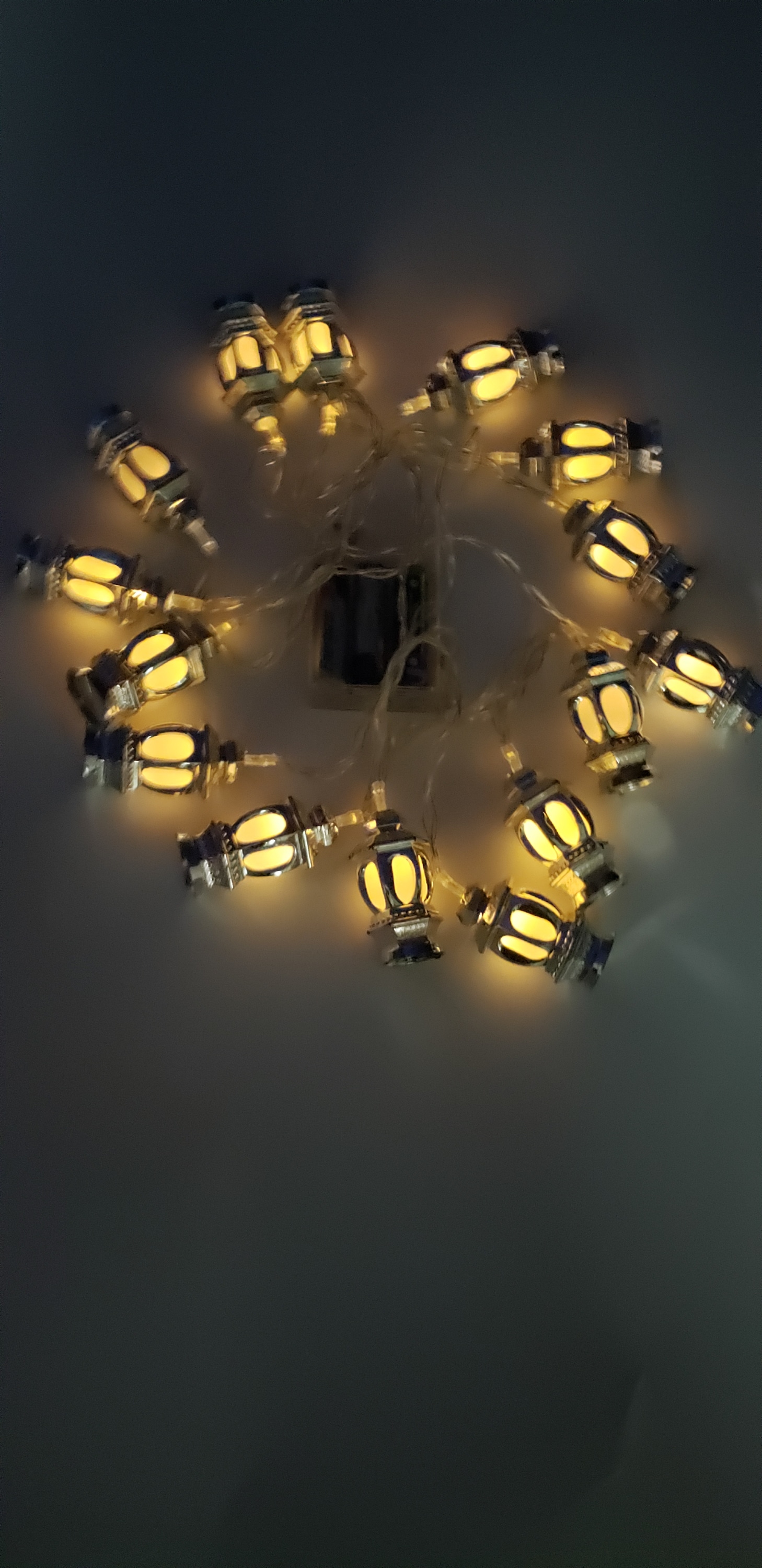 فوانيس رمضان بلاستيك صغير10 قطع  ANG-2409