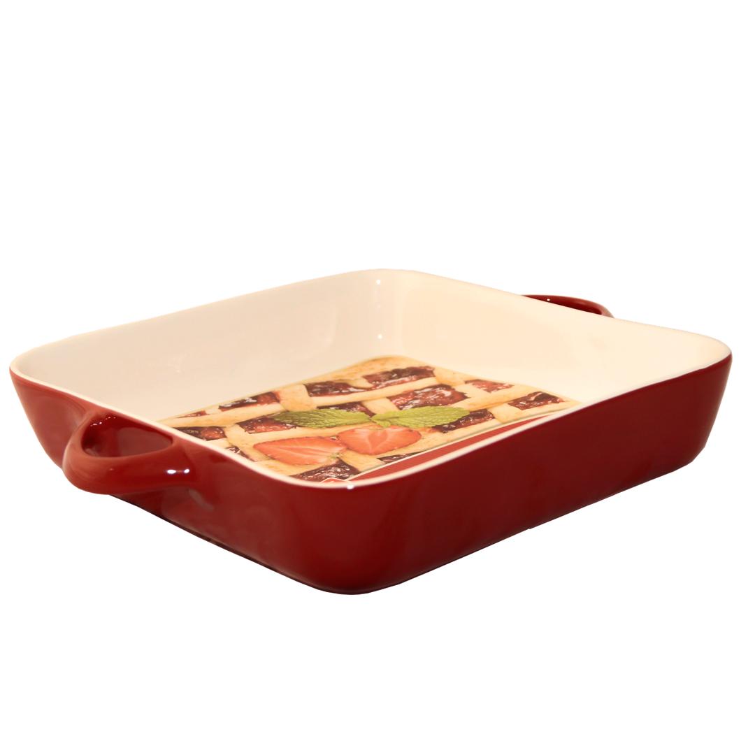 صحن سيراميك مستطيل عميق 29 سم  4-1030