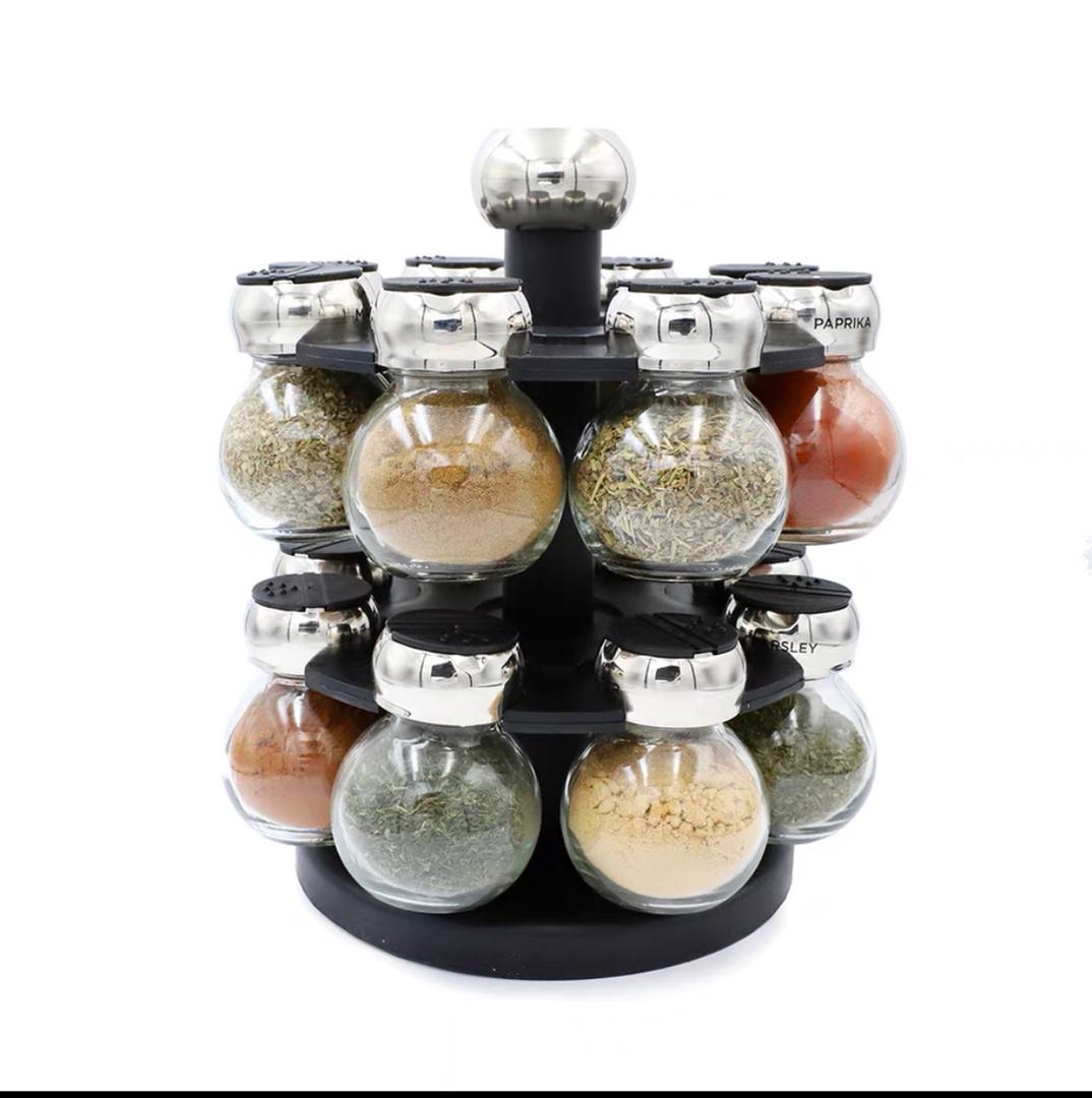 علب بهارات مع الاستاند*12 قطعة