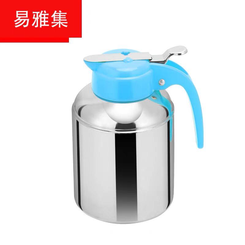 علبة زيت ستيل سحاب 180oz