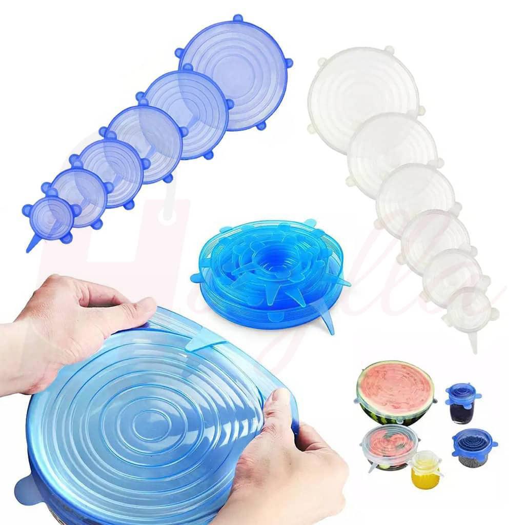 اغطية مطايب سليكون *6 قطع مختلفة الاحجام