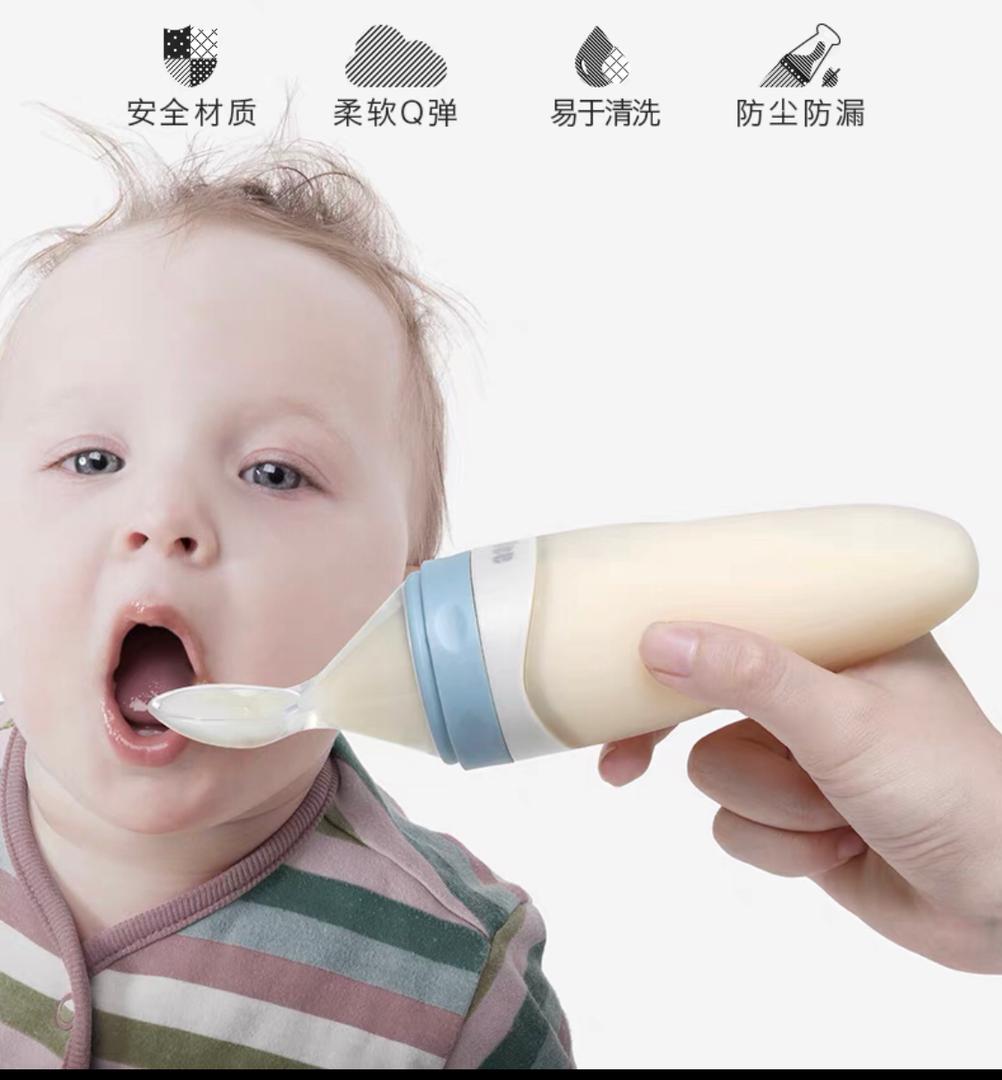 ملعقة طعام اطفال سليكون 90 مل  TD509