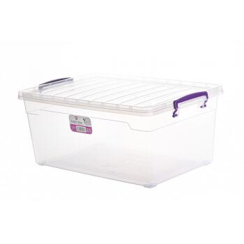 علبة حافظة شفاف هوبي بوكس 20 لتر cod:456