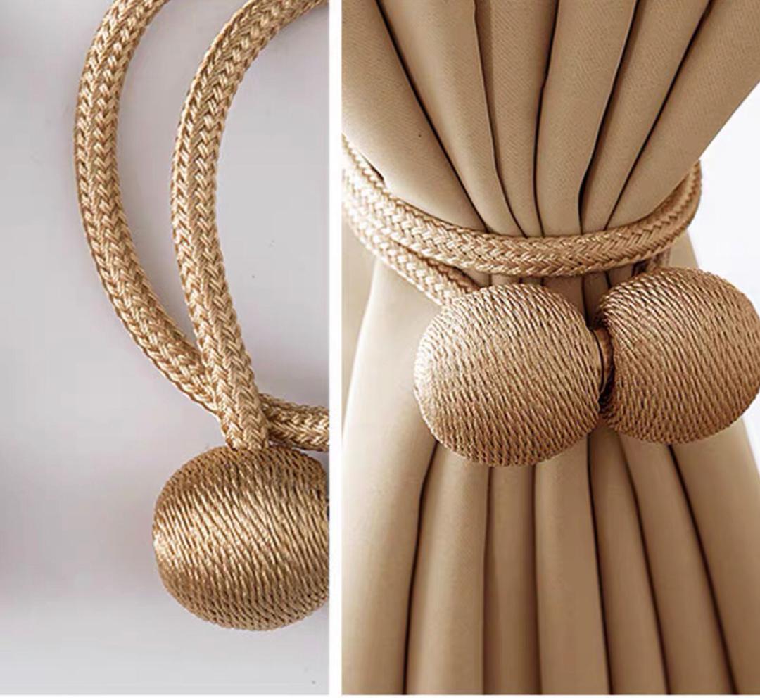 حبال ستائر مغناطيس مدور *2