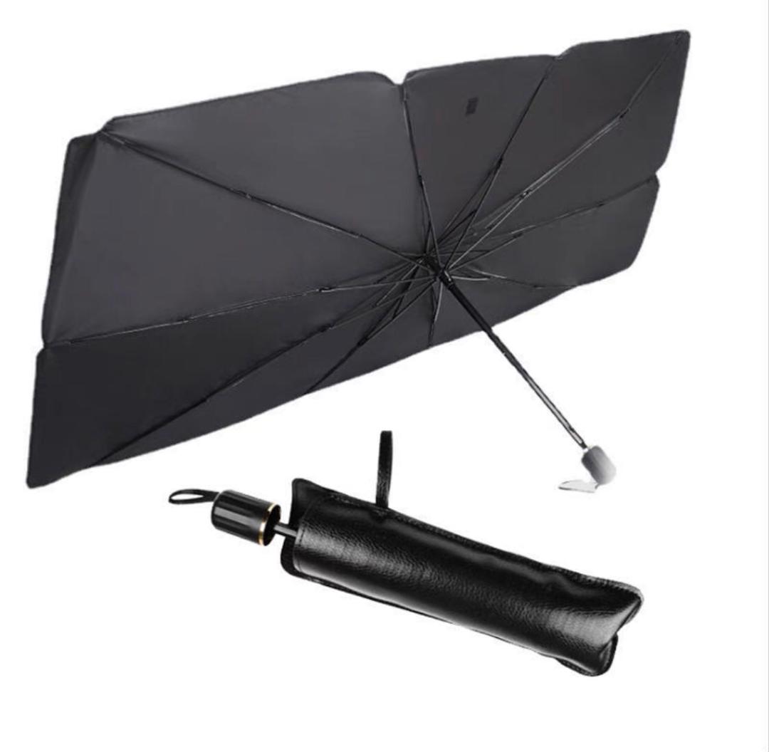 مظلة زجاج سيارة امامي مع جيب جلد  AZ-619