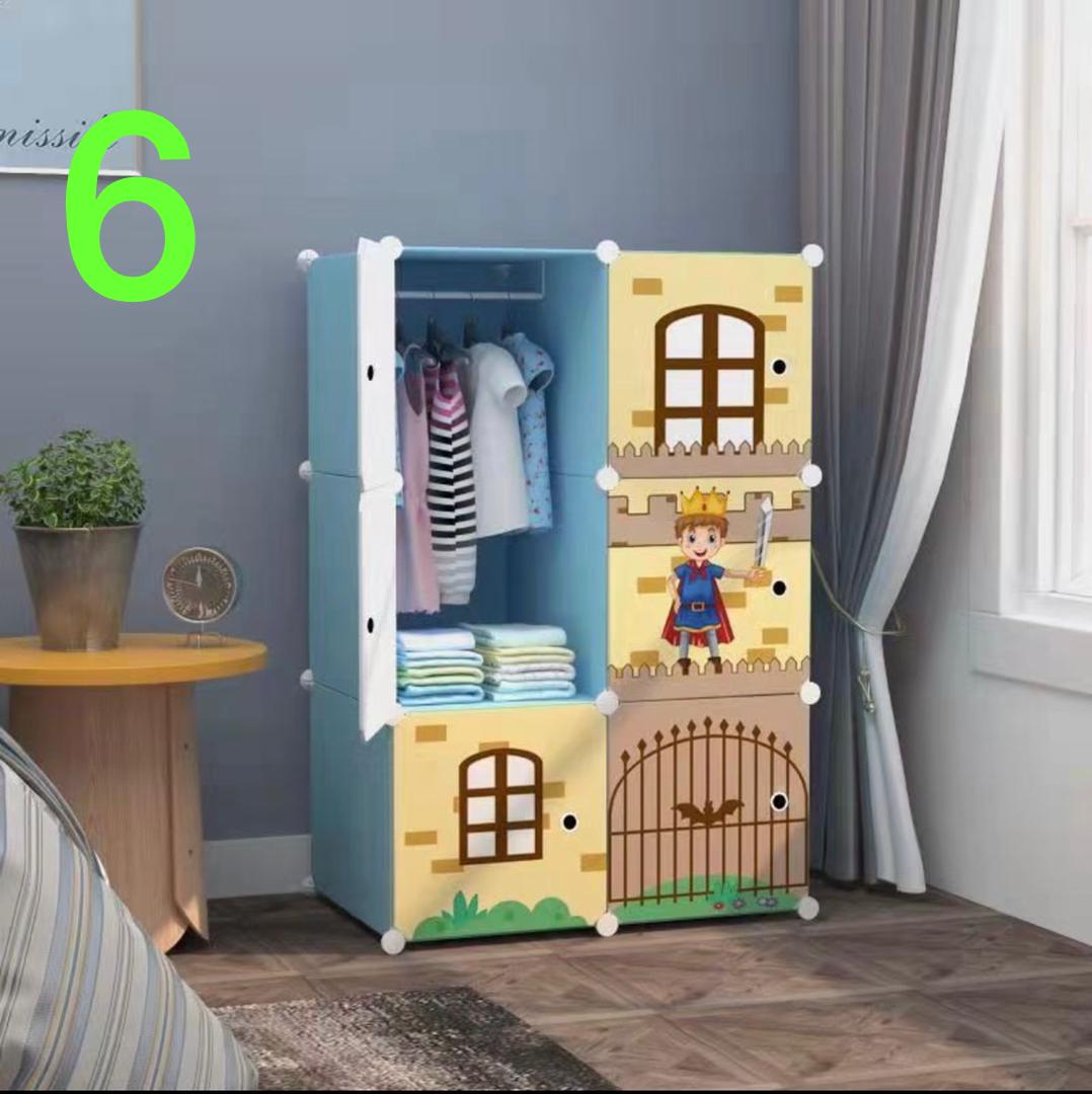 دولاب اطفال بلاستيك جلدي  AZ-683-684