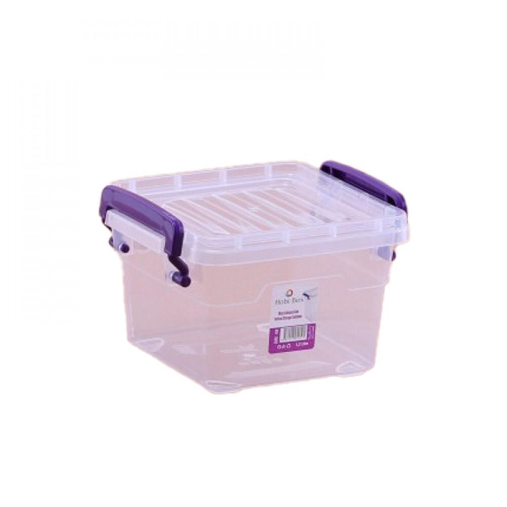 علبة حافظة شفاف 1.2 لتر هوبي بوكس cod:459