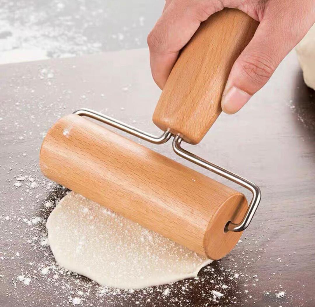 فراد عجين عجلة خشب  40007