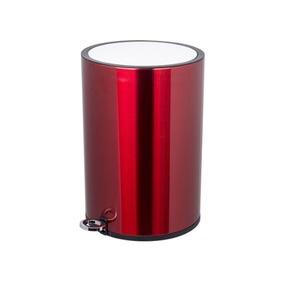 سلة قمامة ستيل دعسة ليو  T130046