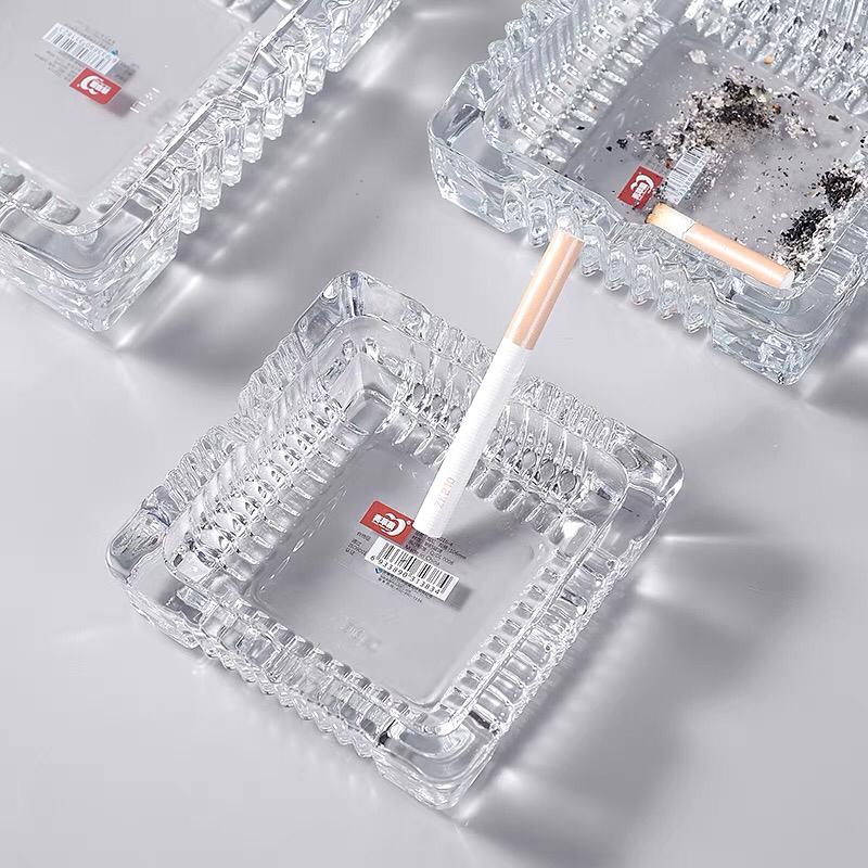 طفاية سجاير زجاج مربع  JJH-4