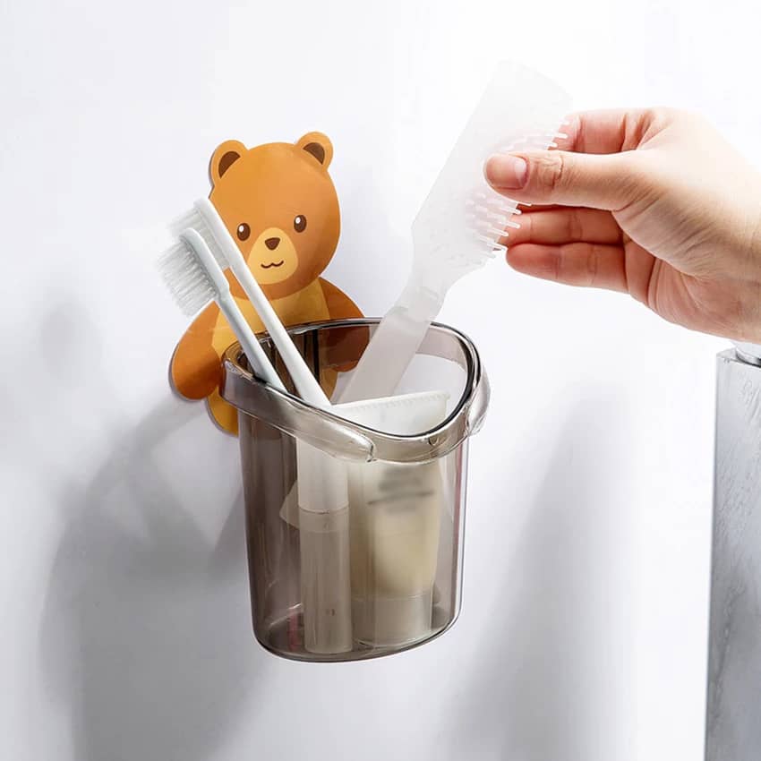 ستاند فرش اسنان لاصق شكل دب